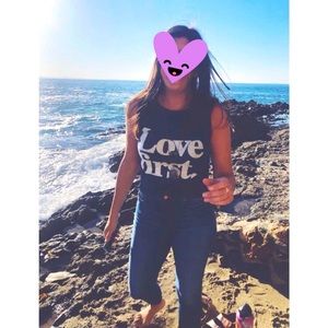 LOVE FIRST J. Crew vintage-style t-shirt